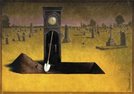 surrealism-painting-grandfather-clock-grave-digger-irony-humor-art-643x453.jpg